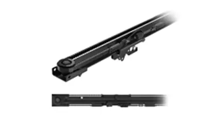 Rail à courroie en T en acier massif assemblé