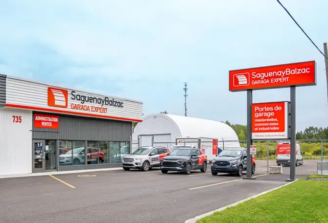 Compagnie Saguenay Balzac avec leurs camions